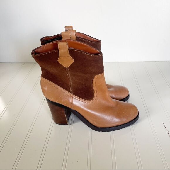 Ralph Lauren Brown Heeled Boots - Picture 3 of 7